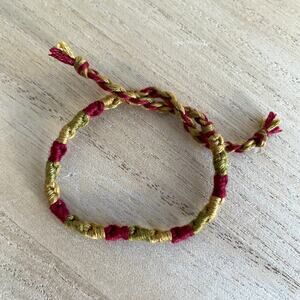 Carlotta Bracelet anklet trendy comfortable tie embroidery thread woven gift